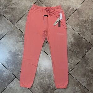Essentials Fear of God Coral Sweatpants NEW